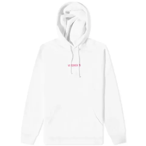 Logo Label Popover Hoodie