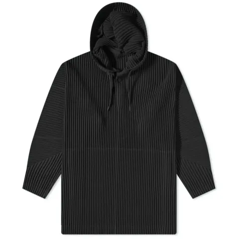 Pleated Popover Hoodie