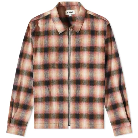 Bowie Zip Check Overshirt