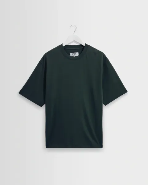 Milton - Dark Green Emerised Organic Cotton t-Shirt