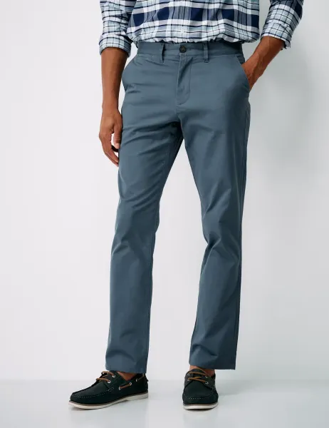 Crew Clothing Slim Fit Cotton Rich Chinos With Stretch