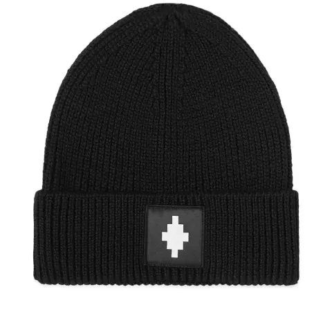 Cross Patch Beanie Hat