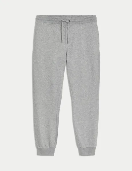 Marks & Spencer Cuffed Joggers Grey Marl