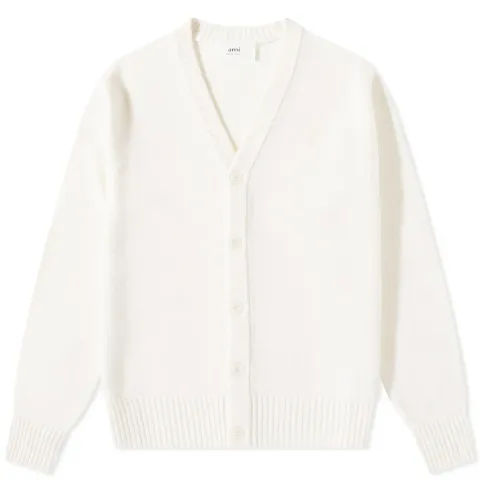 AMI Tonal Small Heart Cardigan