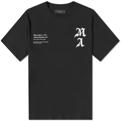 Wes Lang Checker Skull T-Shirt