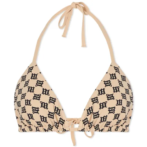 Monogram Bikini Top