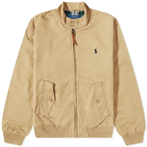 Lined Windbreaker Harrington Jacket
