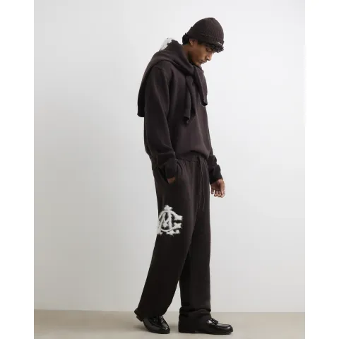River Island Wide Leg Cosy Monogram Joggers
