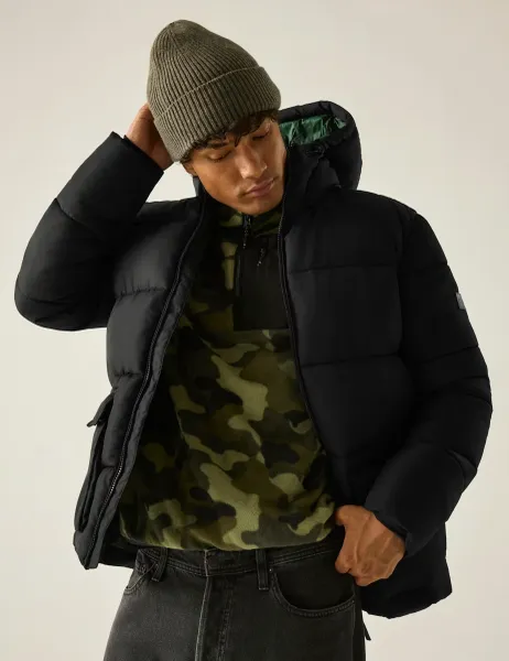 Regatta Marek Waterproof Puffer Jacket Black