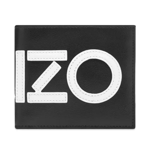 Leather Logo Billfold Wallet