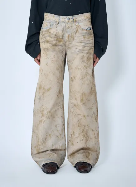 2021F Faded Five-Pocket Jeans