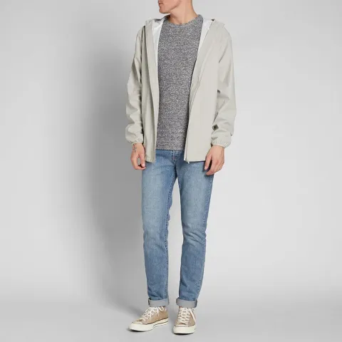 Halfdan Contrast Flame Crew Sweat