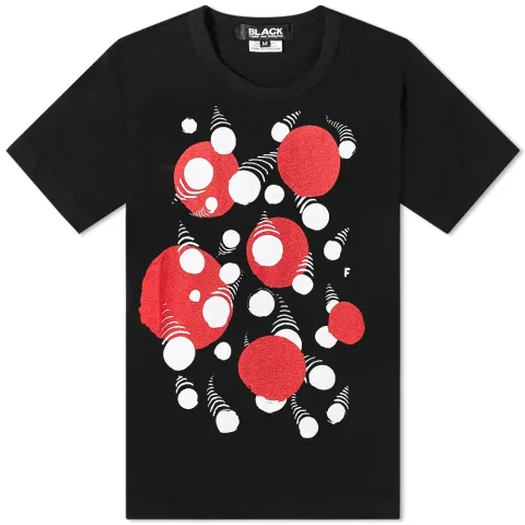 Comme des Garcons Black Print Dot Tee