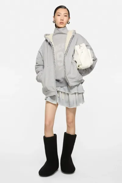 Vintage fleece logo hoodie