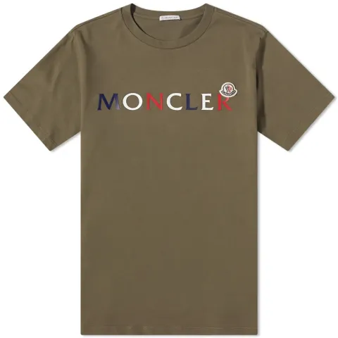 Tricolore Text Logo T-Shirt