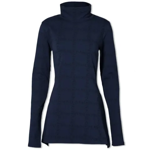 Asymmetric Roll Neck Top