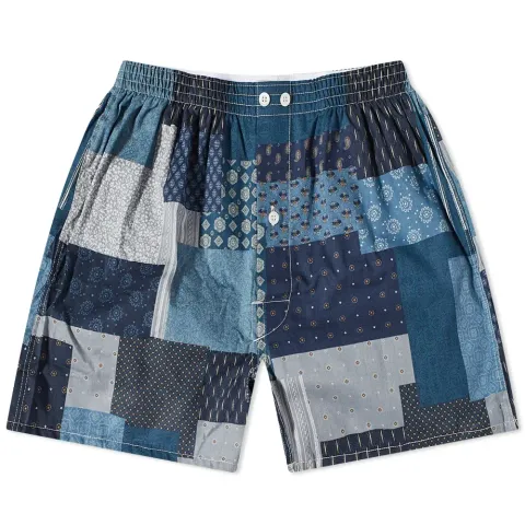 Boro Patchwork Boxer Shorts