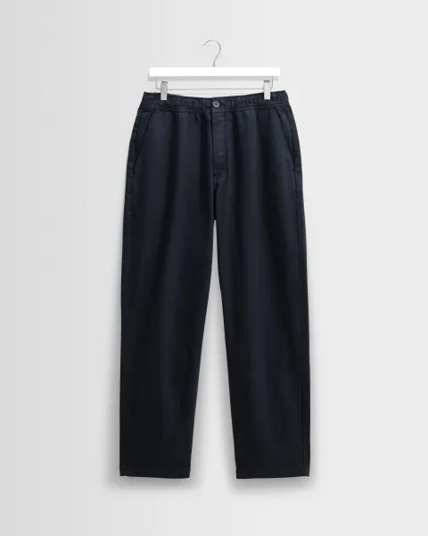 Kurt - Navy Organic Cotton Trousers