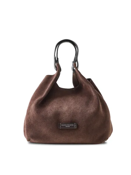 Dua M Suede Crossbody Bag
