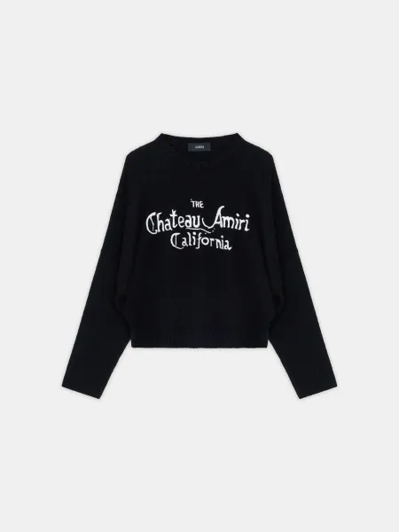 WOMEN - WOMEN'S CHATEAU AMIRI SWEATER - Black