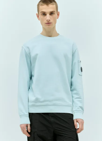 Diagonal Fleece Sweatshirt