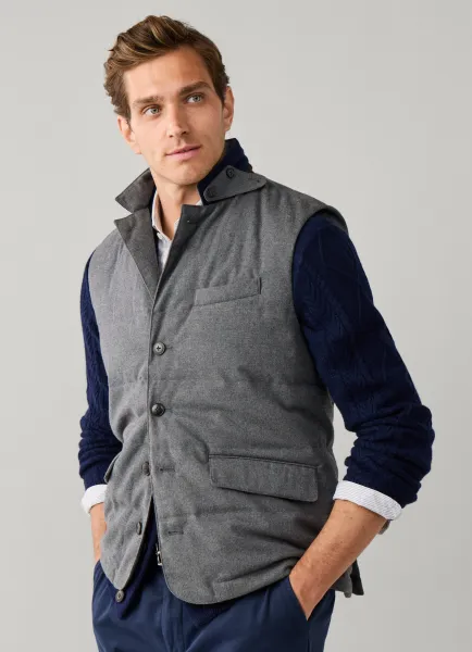 Hackett Tailored Flannel Gilet