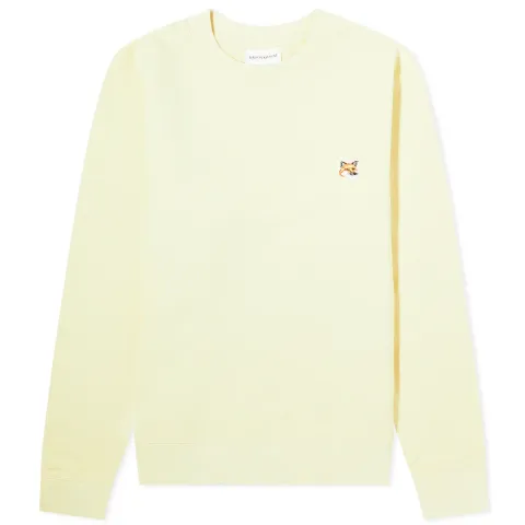 Maison Kitsuné Fox Head Patch Crew Sweat