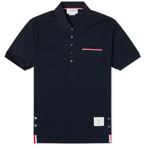Mercerised Pique Pocket Polo