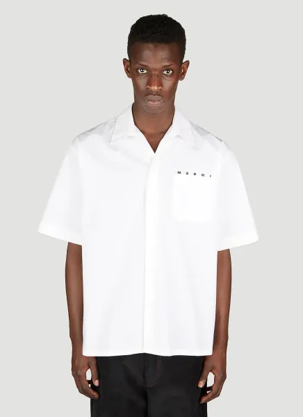 Bowling Logo Print Shirt