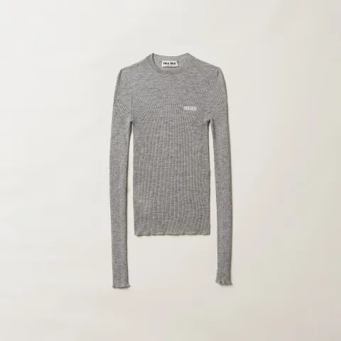 Cashmere and silk sweater