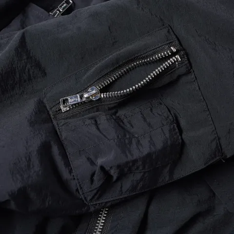 Taslon Nylon Bomber Jacket