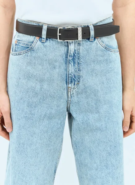 Intreccio Loop Leather Belt