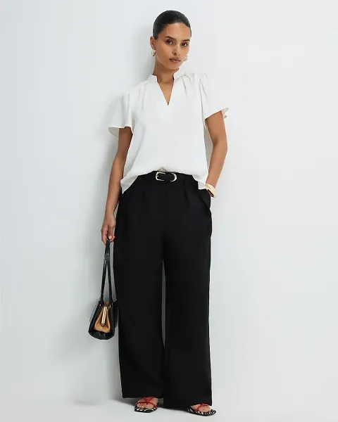 River Island Petite Satin Blouse