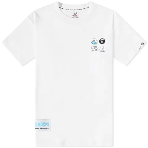 AAPE x Smurfs Outline Smurf T-Shirt