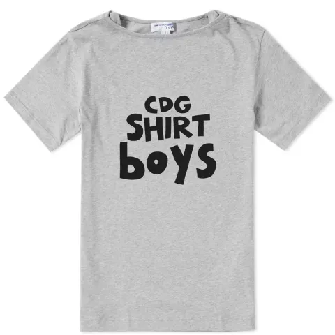 Comme des Garcons SHIRT BOY Wide Neck Logo Tee