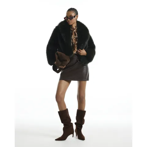 River Island Faux Fur Short Jacket