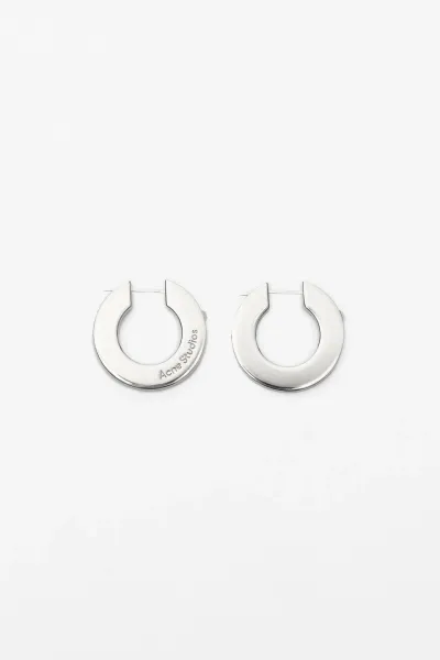 Crystal hoop earrings