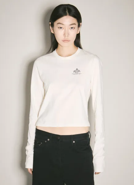 Logo Print Long-Sleeve T-Shirt