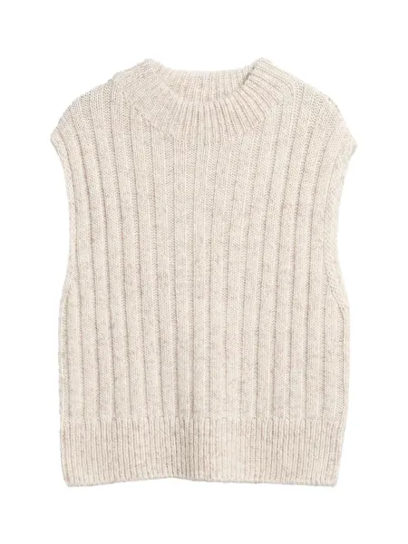 BARBOUR Anastasia Sweater Vest Cloud