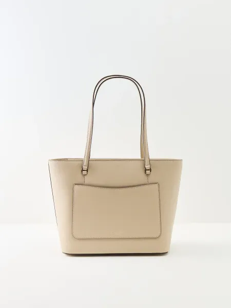 Polo Ralph Lauren Karly Medium Leather Tote Bag