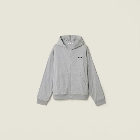 Cotton fleece hoodie