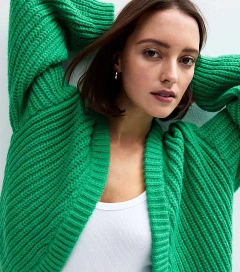 Women's Green Cardigan