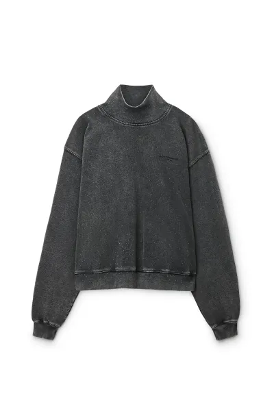 CRYSTAL HOTFIX OVERSIZED TURTLENECK