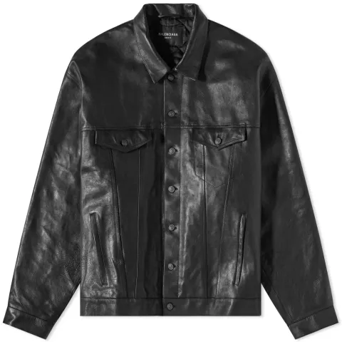 Boxy Leather Jacket