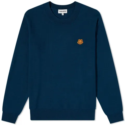 Tiger Crest Knit Crew
