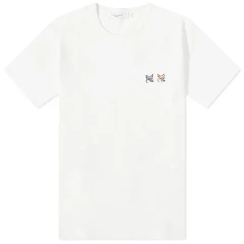 Maison Kitsuné Double Fox Head Patch T-Shirt