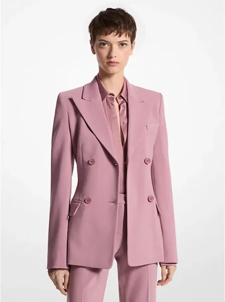 Michael Kors Stretch Wool Crepe Blazer