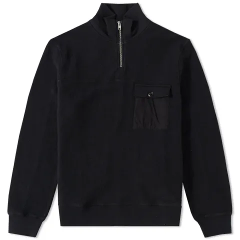 Half Zip Crew Sweat