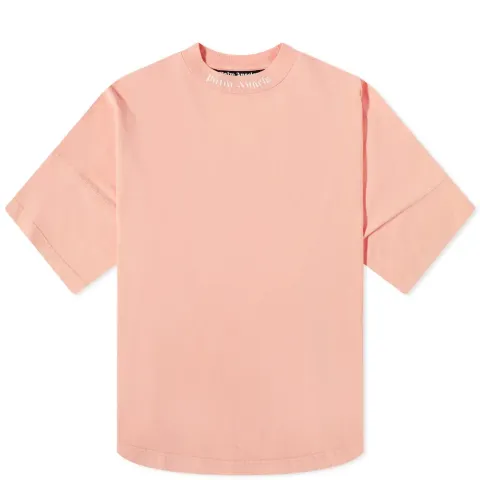 Garment Dyed Oversized Mock Neck T-Shirt
