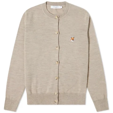 Maison Kitsuné Fox Head Patch Adjusted Cardigan